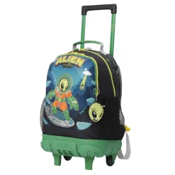 TOTTO Material Escolar*- Mochila con ruedas Alien Cosmic M