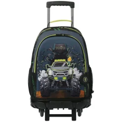 TOTTO Material Escolar*- Mochila con ruedas Monster Race L