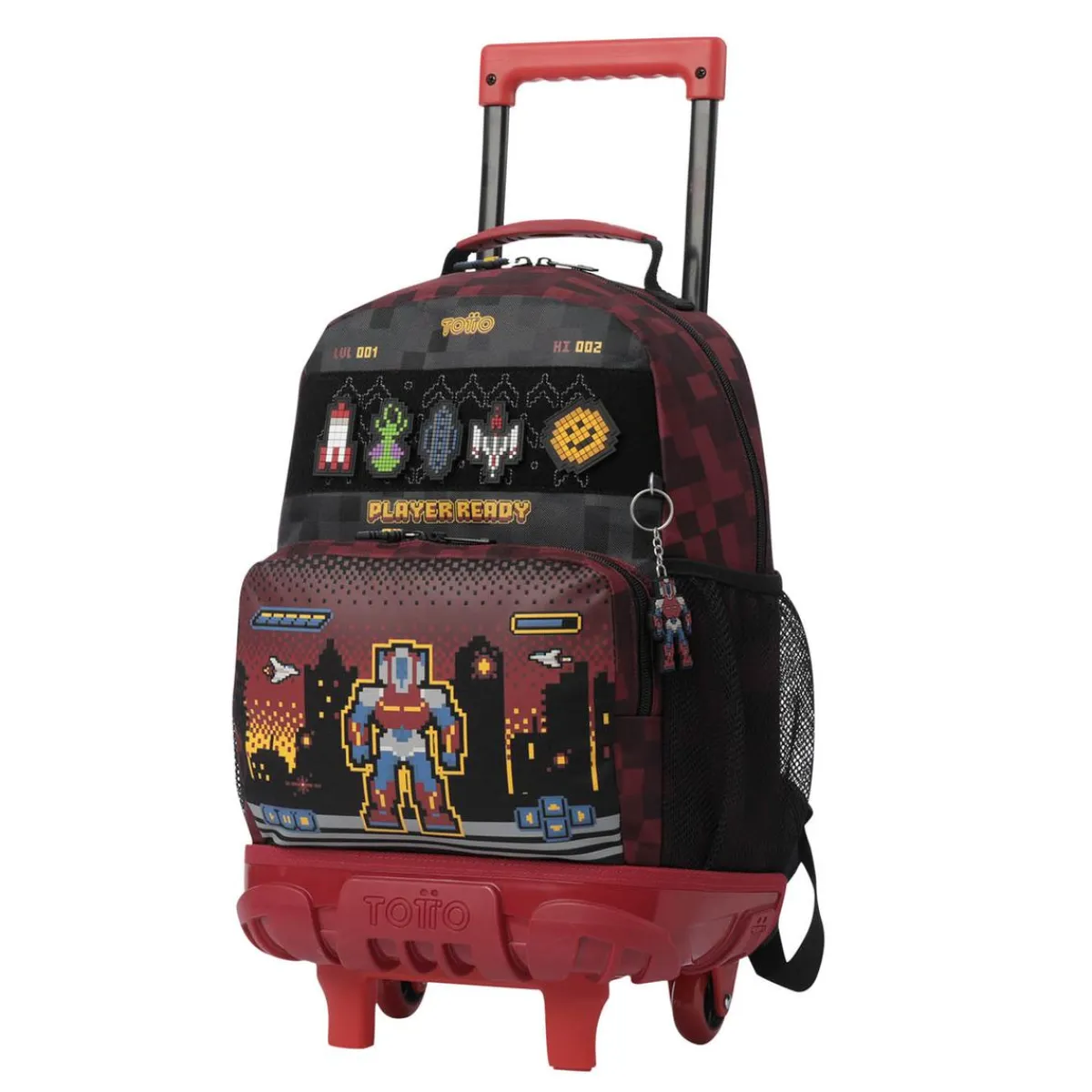 TOTTO Material Escolar*- Mochila con ruedas Digibot M