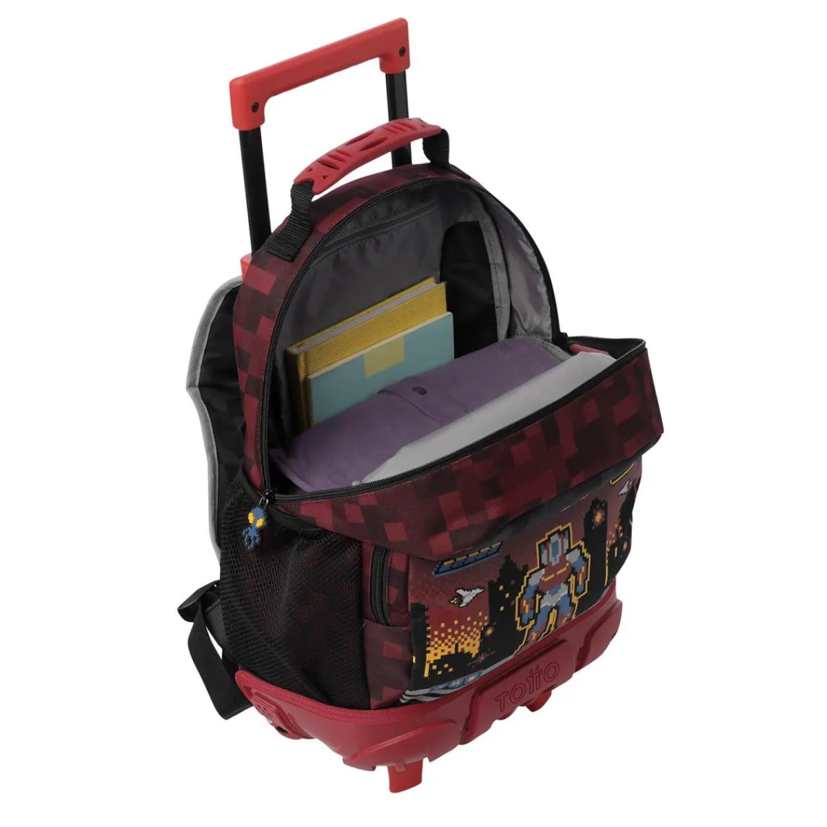 TOTTO Material Escolar*- Mochila con ruedas Digibot M