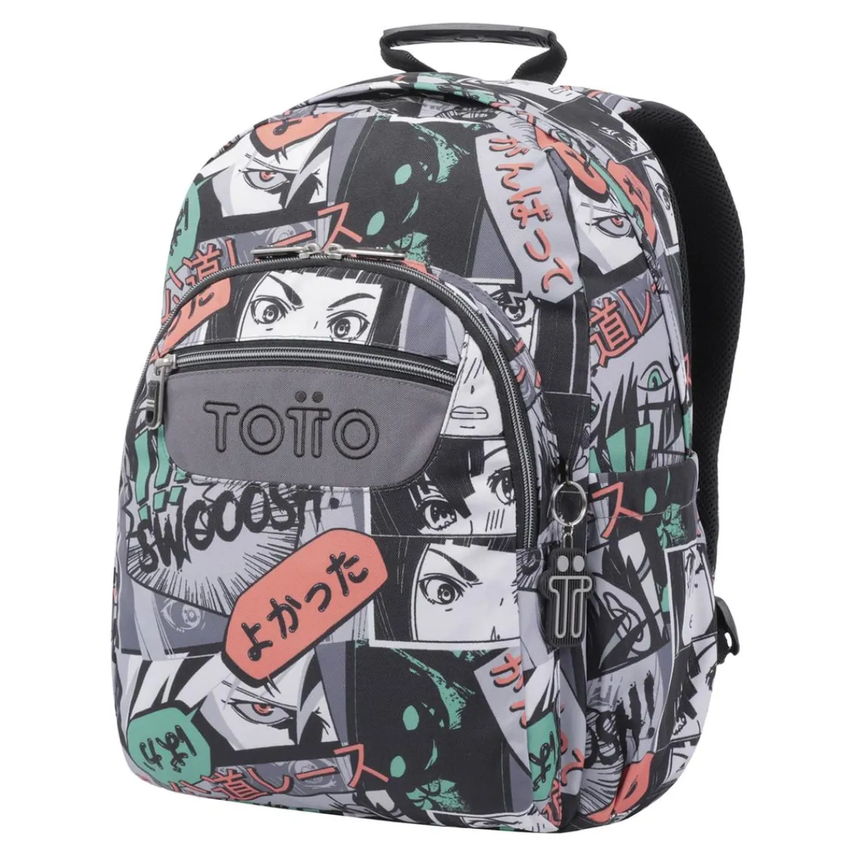 TOTTO Material Escolar*- Mochila escolar adaptable a carro manga Acuareles