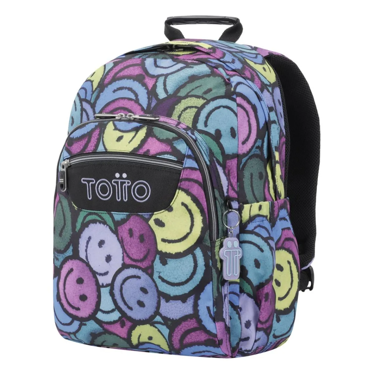 TOTTO Material Escolar*- Mochila escolar adaptable a carro emojis Acuareles