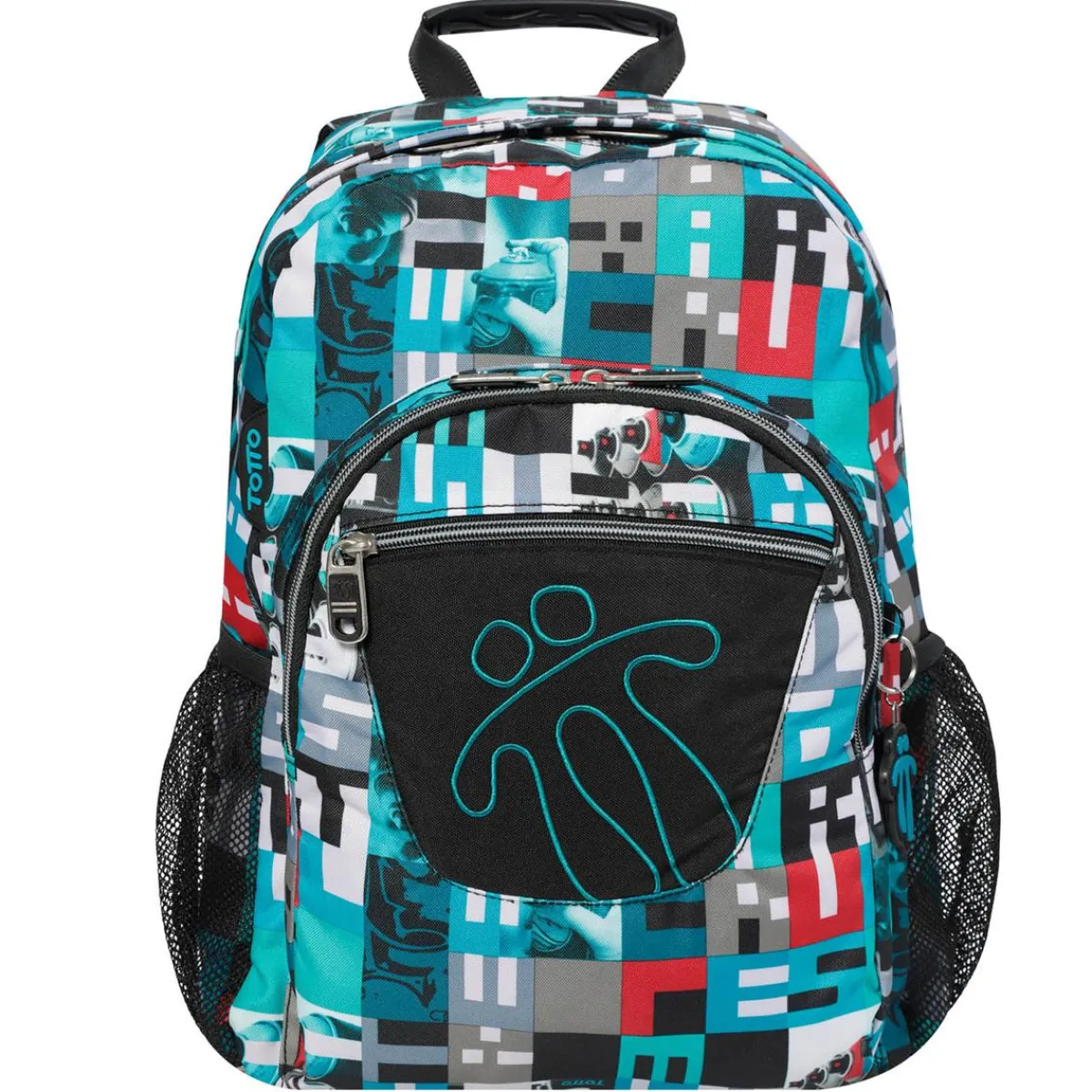 TOTTO Material Escolar*- Mochila escolar adaptable a carro Acuareles Sprayl