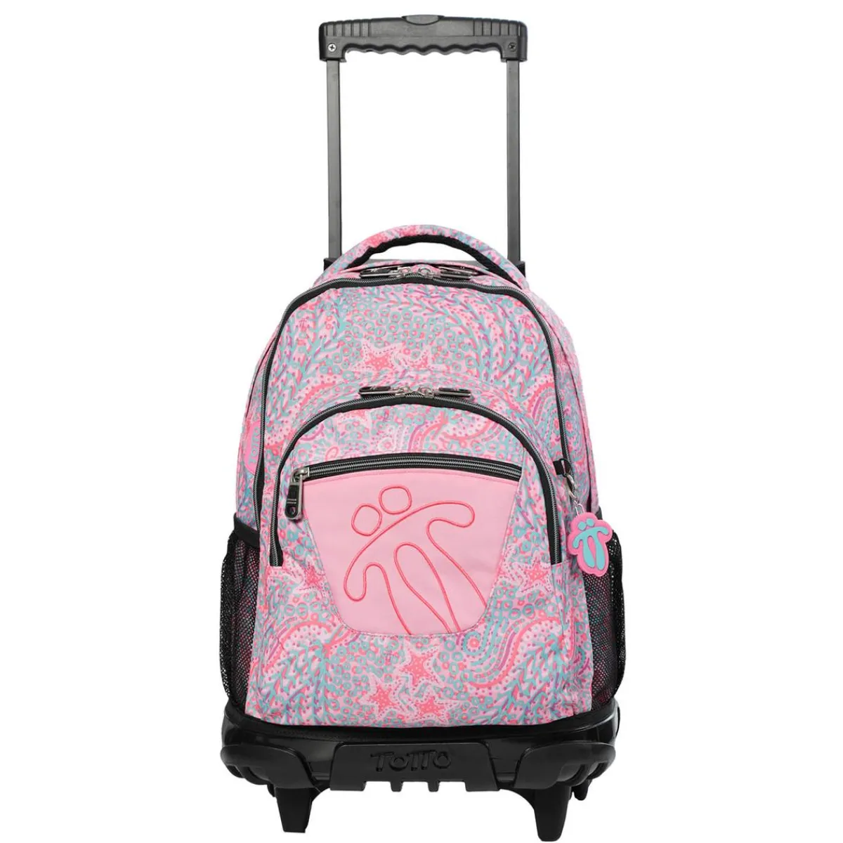 TOTTO Material Escolar*- Mochila escolar con ruedas Renglones Ocean