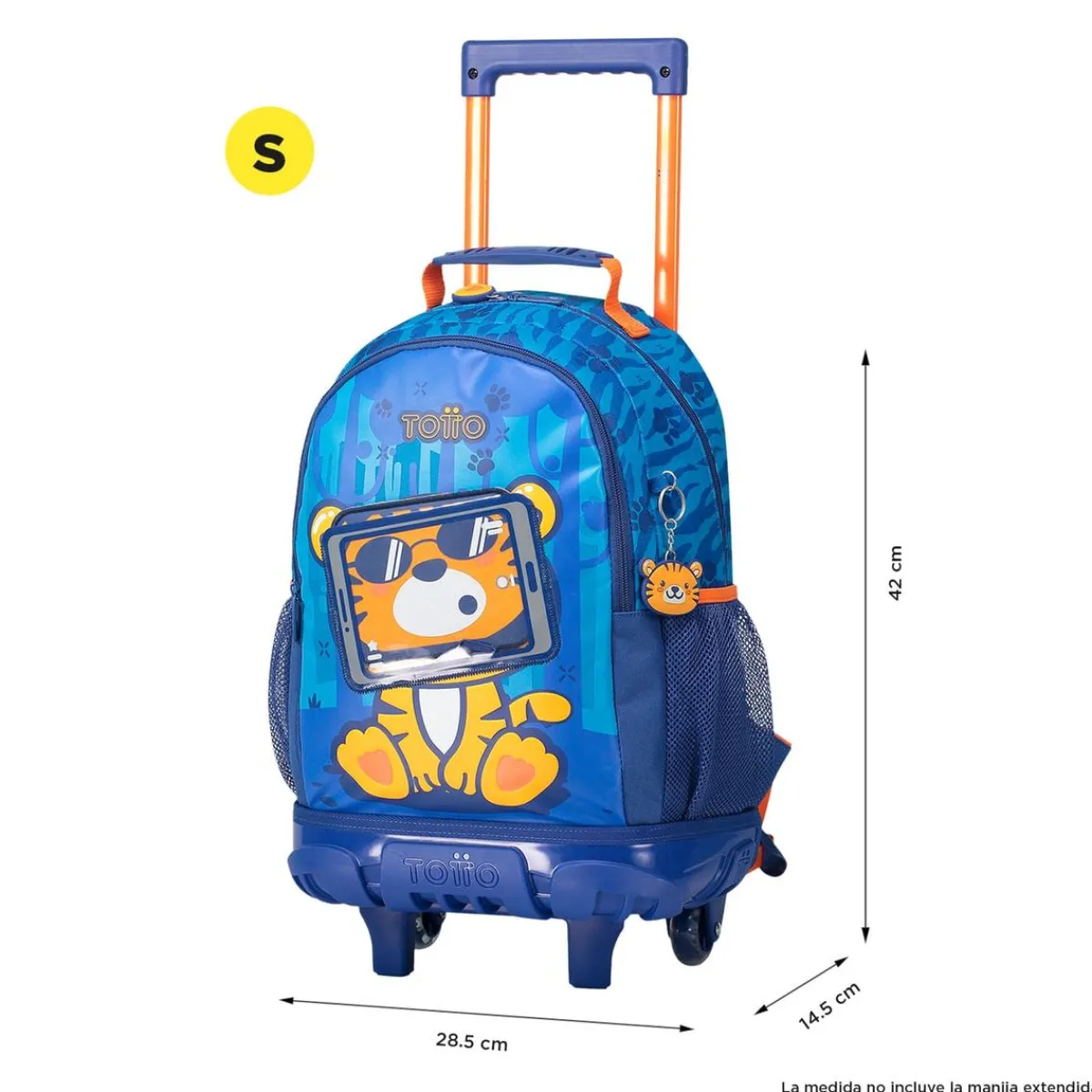 TOTTO Material Escolar*- Mochila escolar con ruedas pequeña Little Avatar