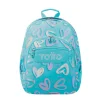TOTTO Material Escolar*- Mochila escolar corazones pintados Crayoles
