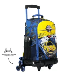 TOTTO Material Escolar*- Mochila escolar con ruedas grande Velocity