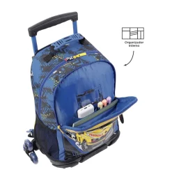 TOTTO Material Escolar*- Mochila escolar con ruedas grande Velocity