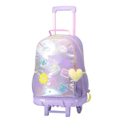 TOTTO Material Escolar*- Mochila escolar con ruedas grande Emojy