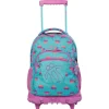 TOTTO Material Escolar*- Mochila escolar con ruedas Renglones - Corazones