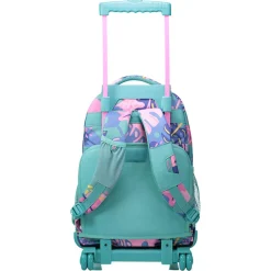 TOTTO Material Escolar*- Mochila escolar con ruedas Renglones - Natury