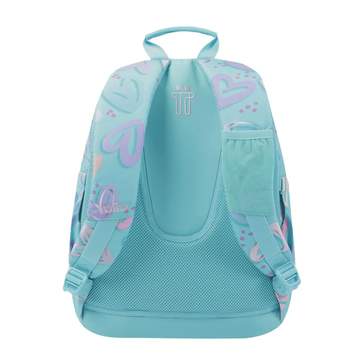 TOTTO Material Escolar*- Mochila escolar corazones pintados Rayol