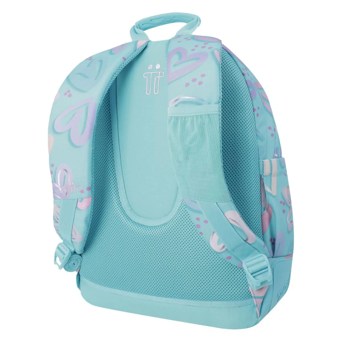 TOTTO Material Escolar*- Mochila escolar corazones pintados Rayol