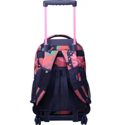 TOTTO Material Escolar*- Mochila escolar con ruedas Renglones - Mega