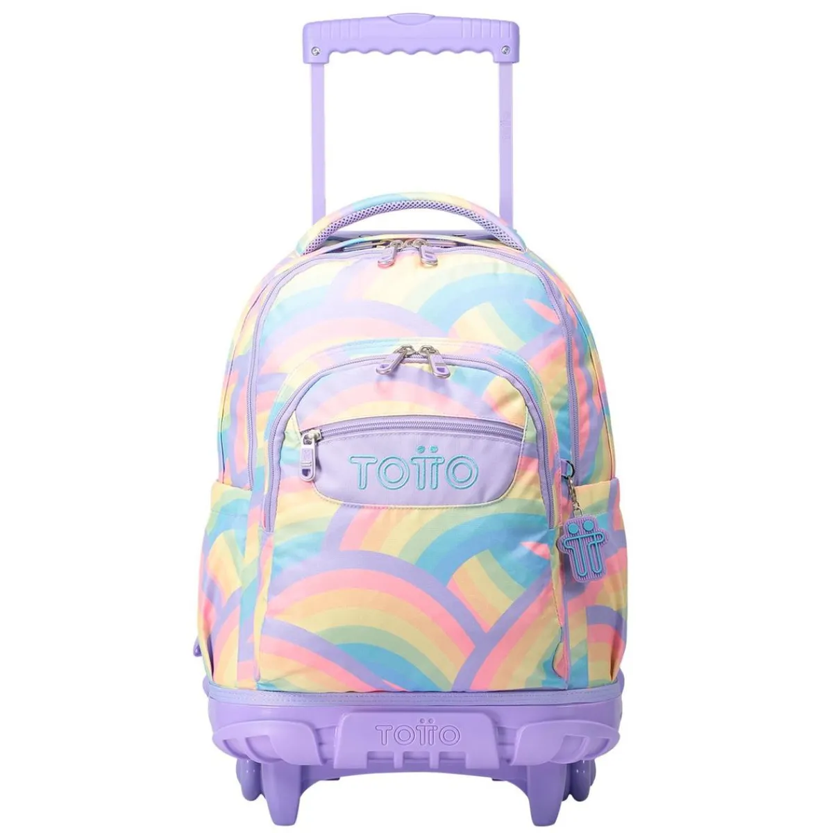 TOTTO Material Escolar*- Mochila escolar con ruedas arcoíris Renglones