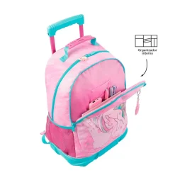 TOTTO Material Escolar*- Mochila escolar con ruedas grande Fantasy