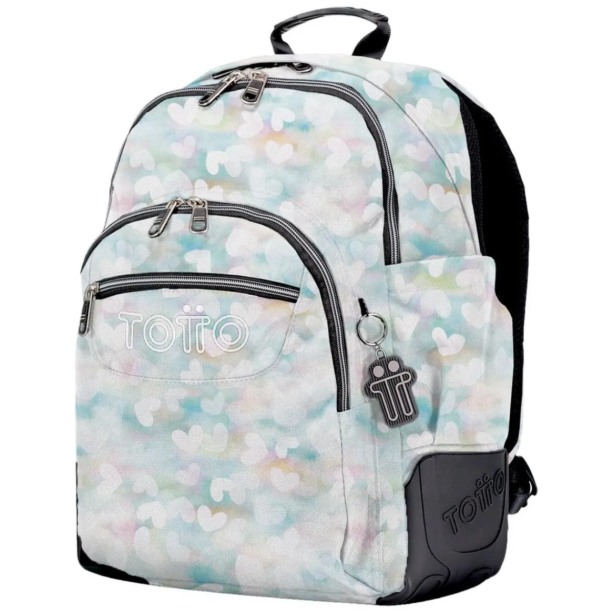 TOTTO Material Escolar*- Mochila escolar corazones pastel Rayol