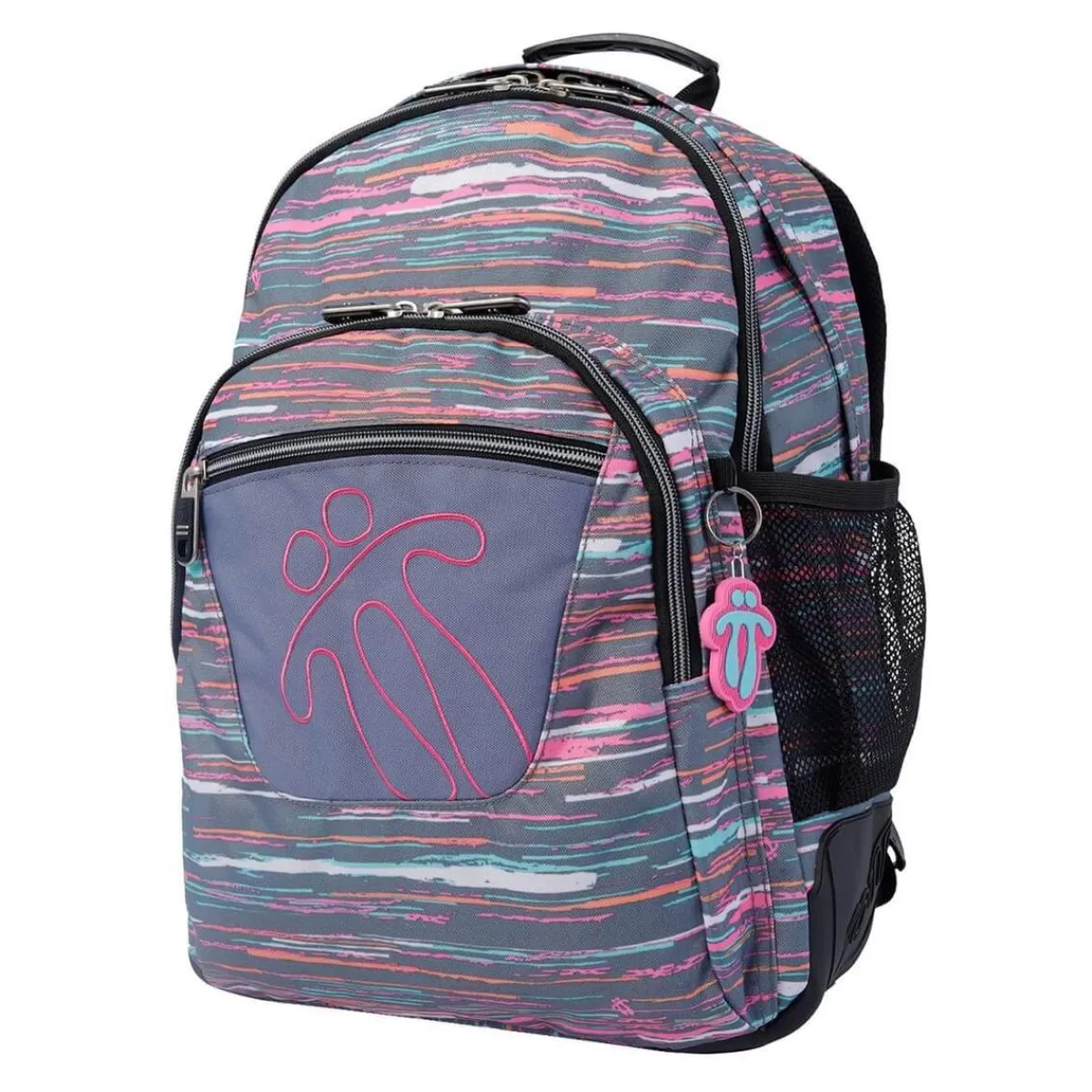 TOTTO Material Escolar*- Mochila escolar Crayoles - Rayas