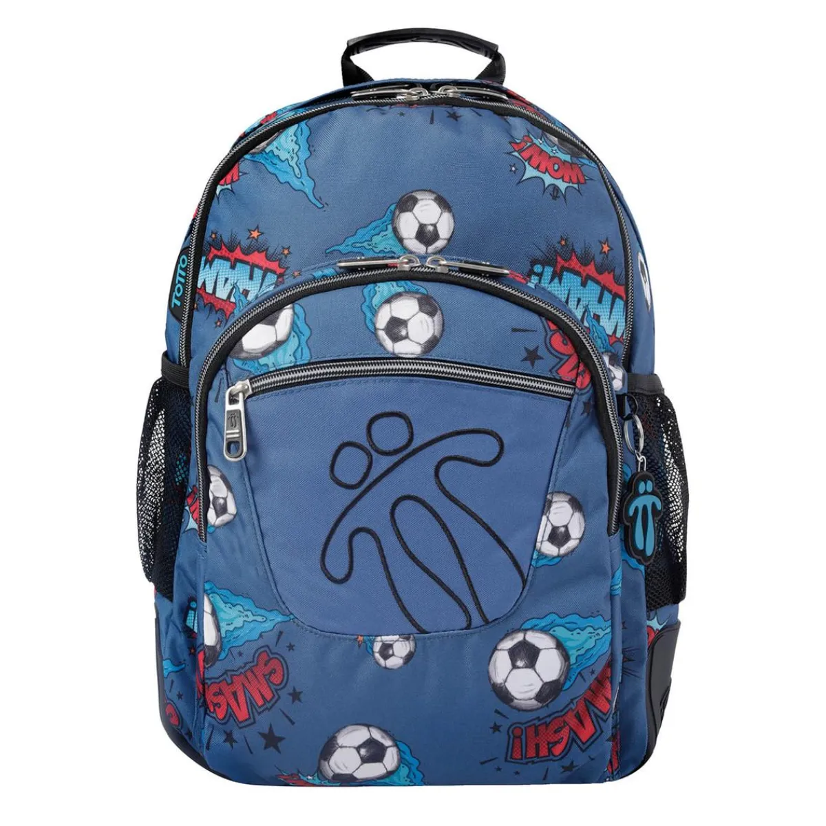 TOTTO Material Escolar*- Mochila escolar Crayoles estampado Ball