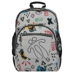 TOTTO Material Escolar*- Mochila escolar Crayoles - Gris