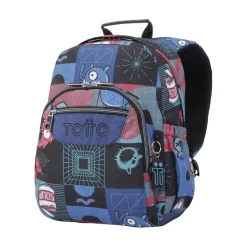 TOTTO Material Escolar*- Mochila escolar cyber monstruos Gommas