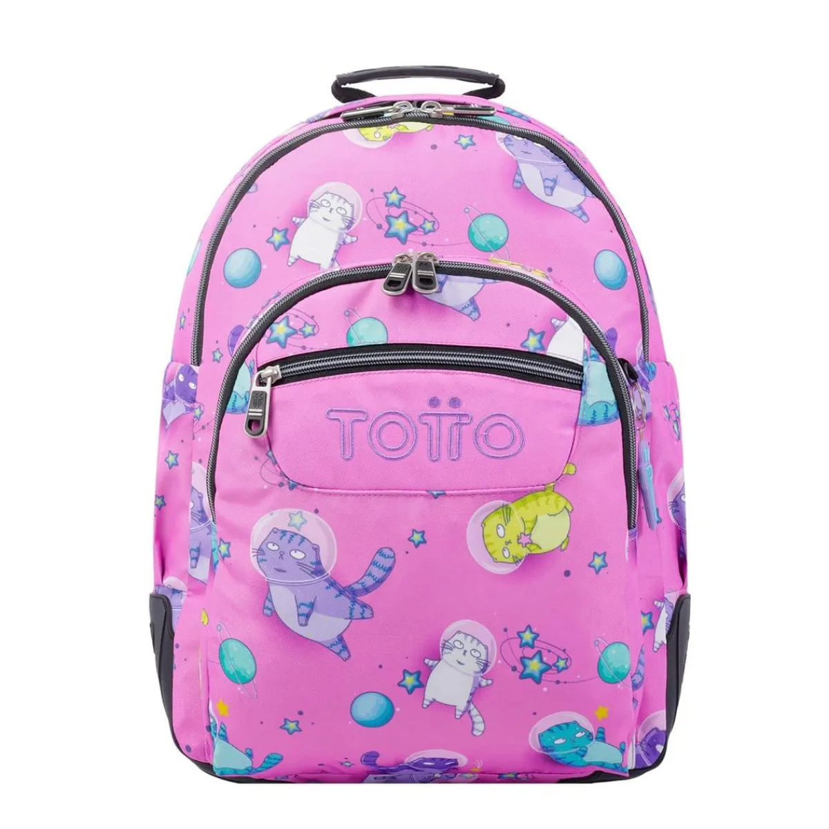 TOTTO Material Escolar*- Mochila escolar gatos astronautas Crayoles