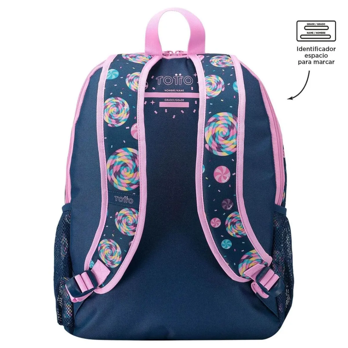 TOTTO Material Escolar*- Mochila escolar grande Sweet Candy