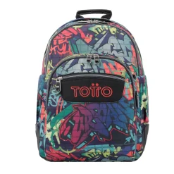 TOTTO Material Escolar*- Mochila escolar graffiti Crayoles