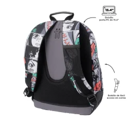 TOTTO Material Escolar*- Mochila escolar manga Crayoles