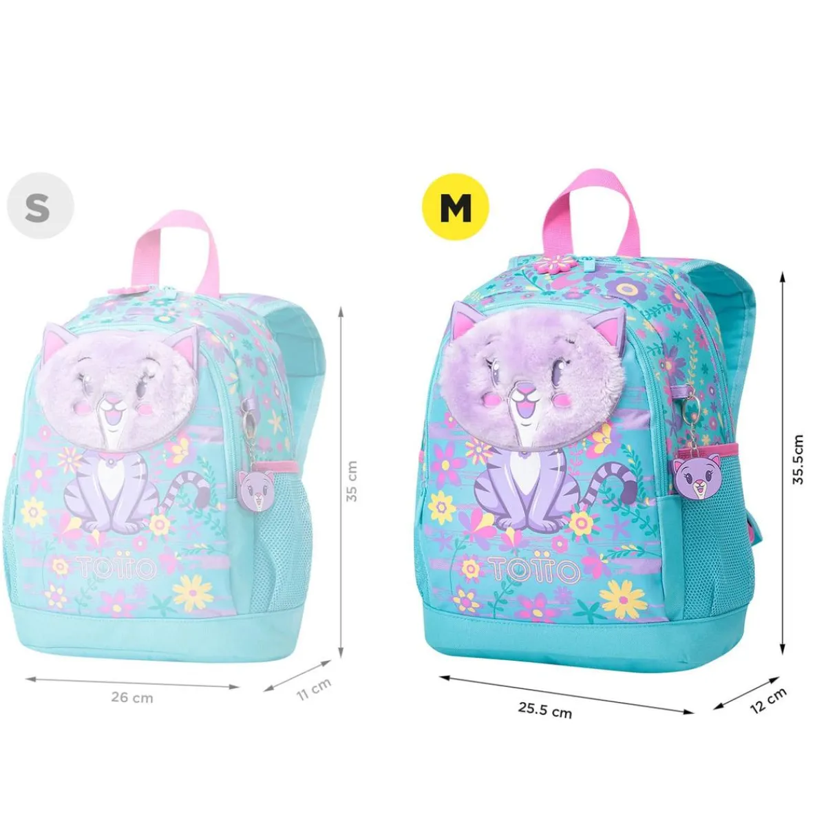 TOTTO Material Escolar*- Mochila escolar mediana Tropyglam