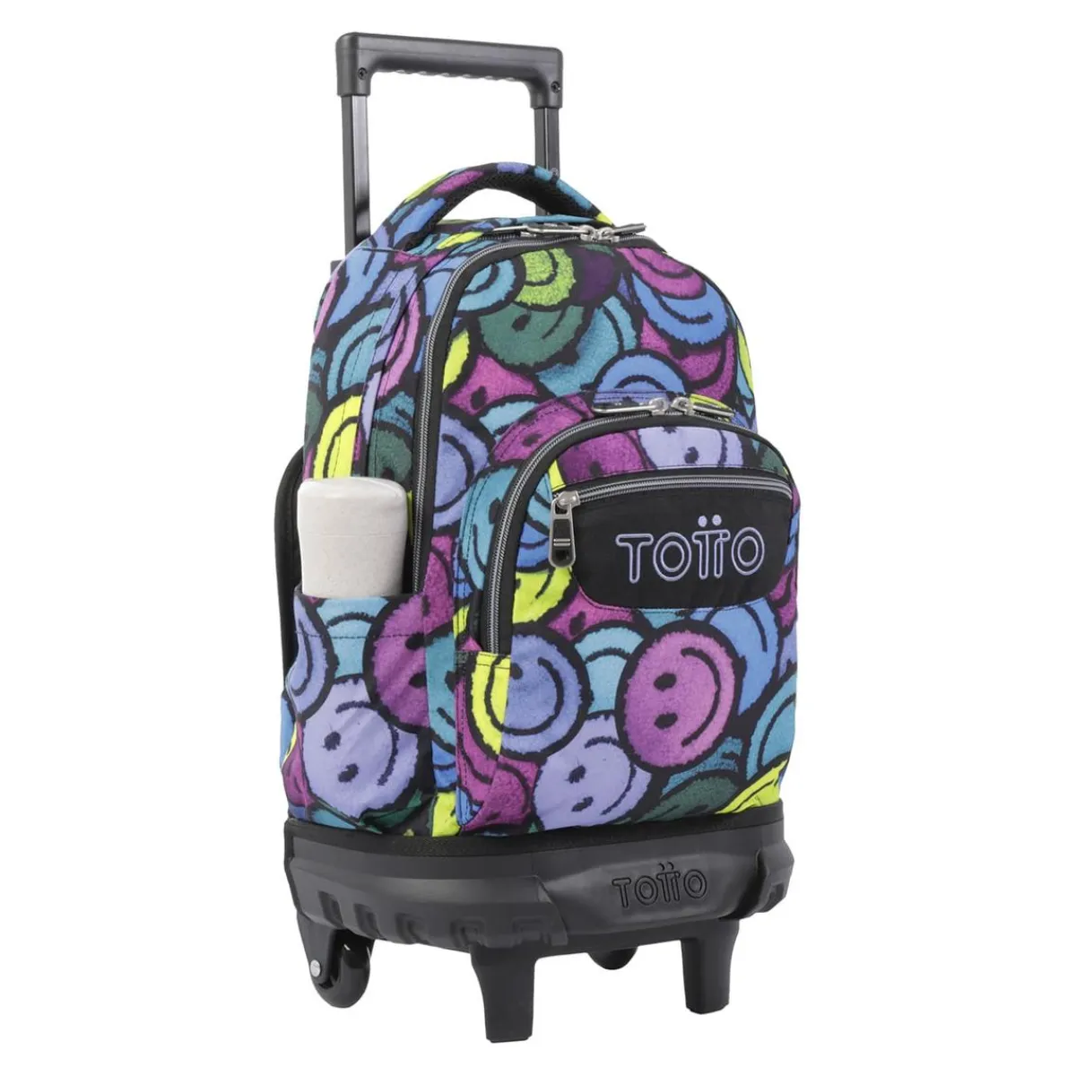 TOTTO Material Escolar*- Mochila escolar pequeña ruedas emojis Resma
