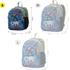 TOTTO Material Escolar*- Mochila escolar pequeña Monark