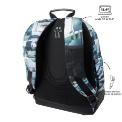 TOTTO Material Escolar*- Mochila escolar postales y casetes Crayoles