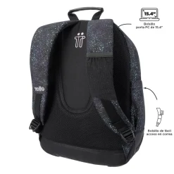 TOTTO Material Escolar*- Mochila escolar salpicado color Crayoles