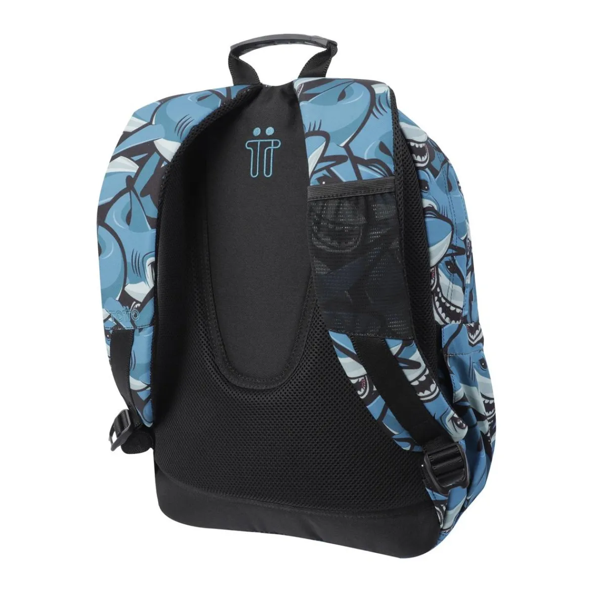 TOTTO Material Escolar*- Mochila escolar tiburones Acuarela