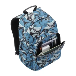 TOTTO Material Escolar*- Mochila escolar tiburones Acuarela