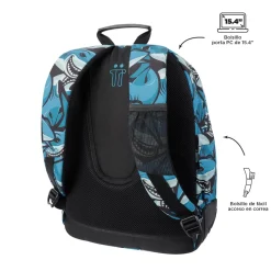 TOTTO Material Escolar*- Mochila escolar tiburones Crayoles