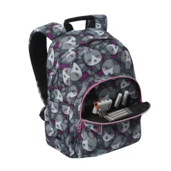 TOTTO Material Escolar*- Mochila Gommas Kitten Rose