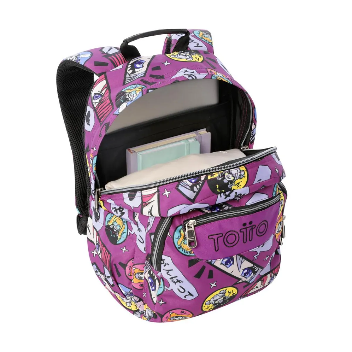 TOTTO Material Escolar*- Mochila Gommas Kitsune