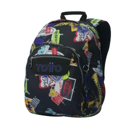 TOTTO Material Escolar*- Mochila Gommas Sticky