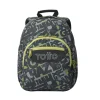 TOTTO Material Escolar*- Mochila Gommas Texgrunge