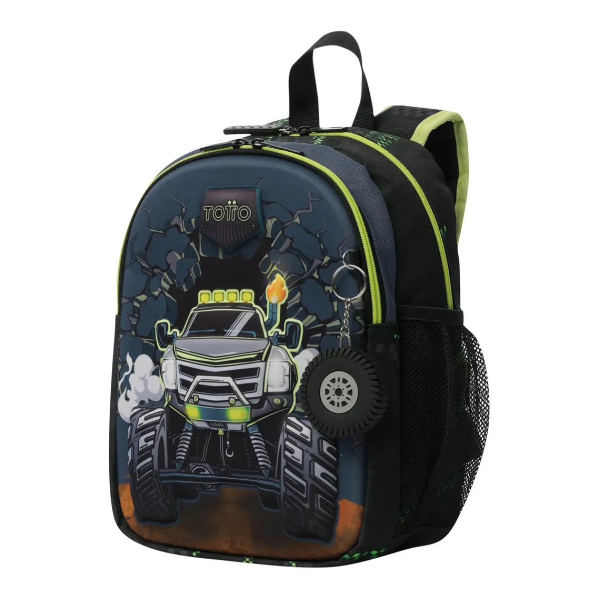 TOTTO Material Escolar*- Mochila Monster Race S