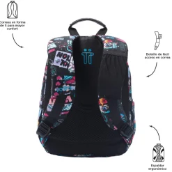 TOTTO Material Escolar*- Mochila Pequeña Tempera Misato