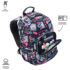 TOTTO Material Escolar*- Mochila Pequeña Tempera Misato