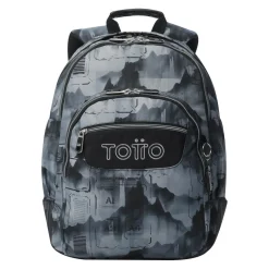 TOTTO Material Escolar*- Mochila Rayol Digital Hill