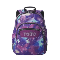 TOTTO Material Escolar*- Mochila Rayol Glitter Star Butterfly