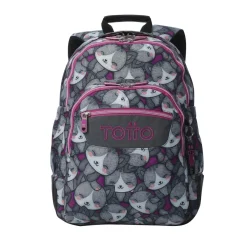 TOTTO Material Escolar*- Mochila Rayol Kitten Rose