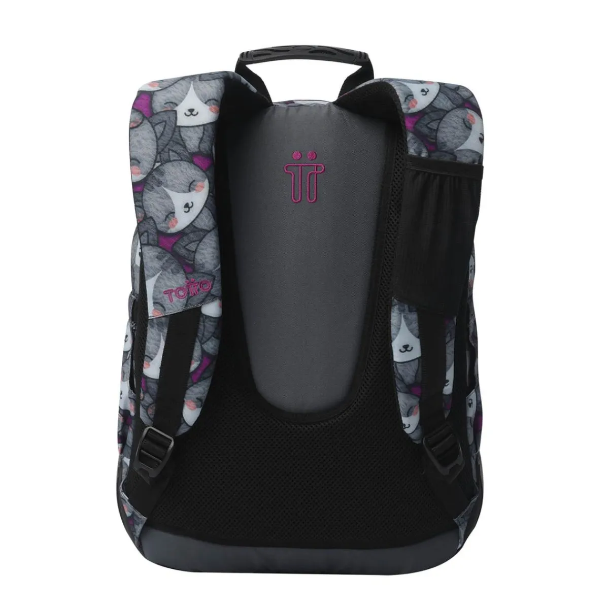 TOTTO Material Escolar*- Mochila Rayol Kitten Rose