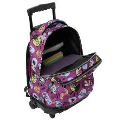 TOTTO Material Escolar*- Mochila Renglones con ruedas Kitsune