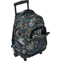 TOTTO Material Escolar*- Mochila Renglones con ruedas - Okubo